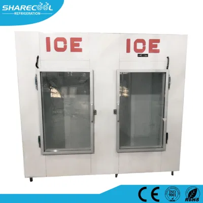 Freezing Ice Merchandiser with Glass Door