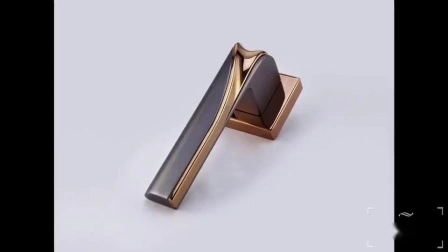 Modern Designer Front Internal Rose Gold Matt Black Bathroom Bedroom Lever Door Handle